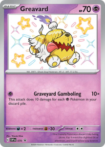 Pokémon card Greavard SVP 070