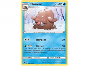 Pokémon card Piloswine 032/189