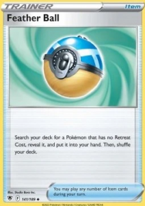 Pokémon card Feather Ball 141/189