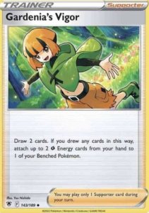 Pokémon card Gardenia's Vigor 143/189