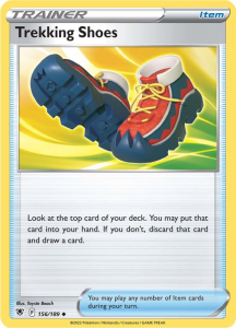 Pokémon card Trekking Shoes 156/189