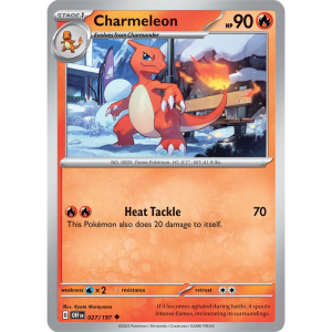 Pokémon card Charmeleon 027/197