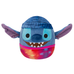 SQUISHMALLOWS Disney Stitch v čiapke a tričku, 20 cm