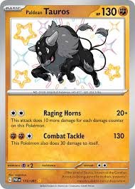 Pokémon card Paldean Tauros 172/091 - Paldean Fates