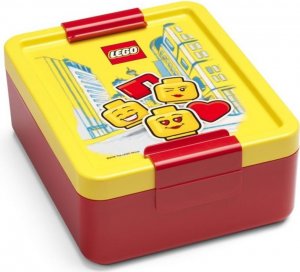 LEGO® Iconic girl box na svačinu žlutá/červená