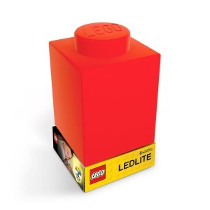 LEGO Classic Silicone Cube Night Light - Red